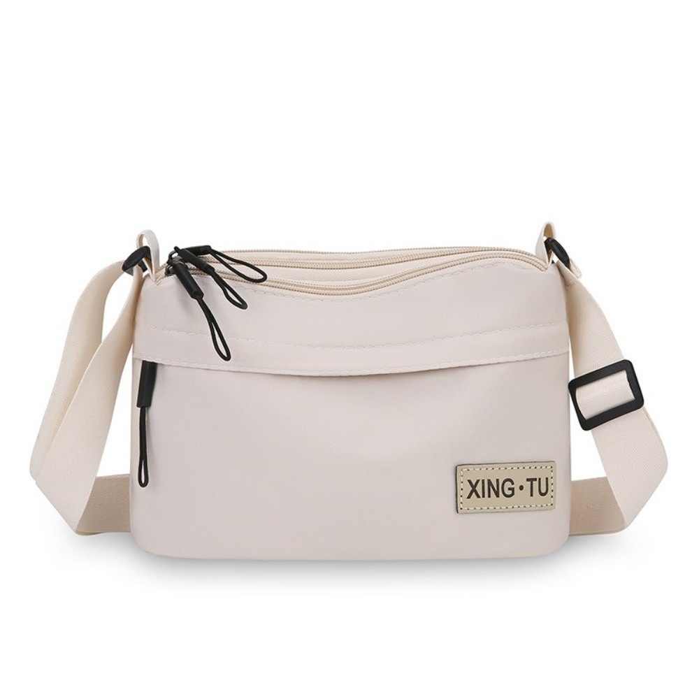 Canvas Backpack Casual - Vintage Dreischichtige Nylon-Umhängetasche mit Reißverschluss, wasserdicht,