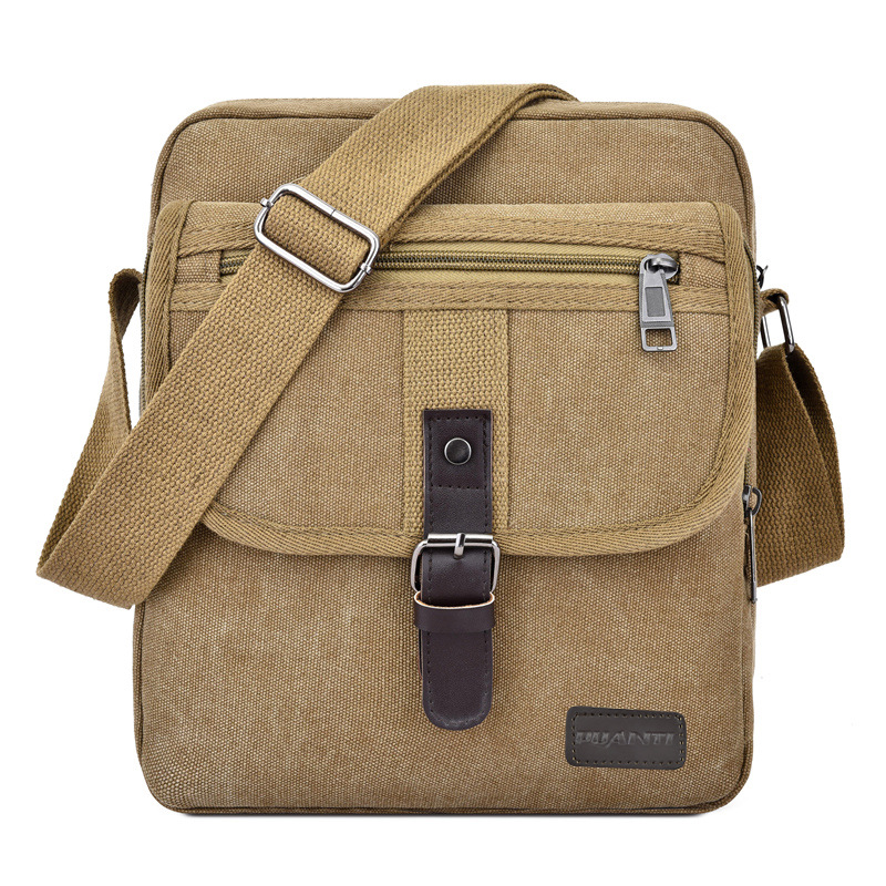 Canvas Backpack Casual - Canvas-Tasche für Herren, eine Schulter, modisch,