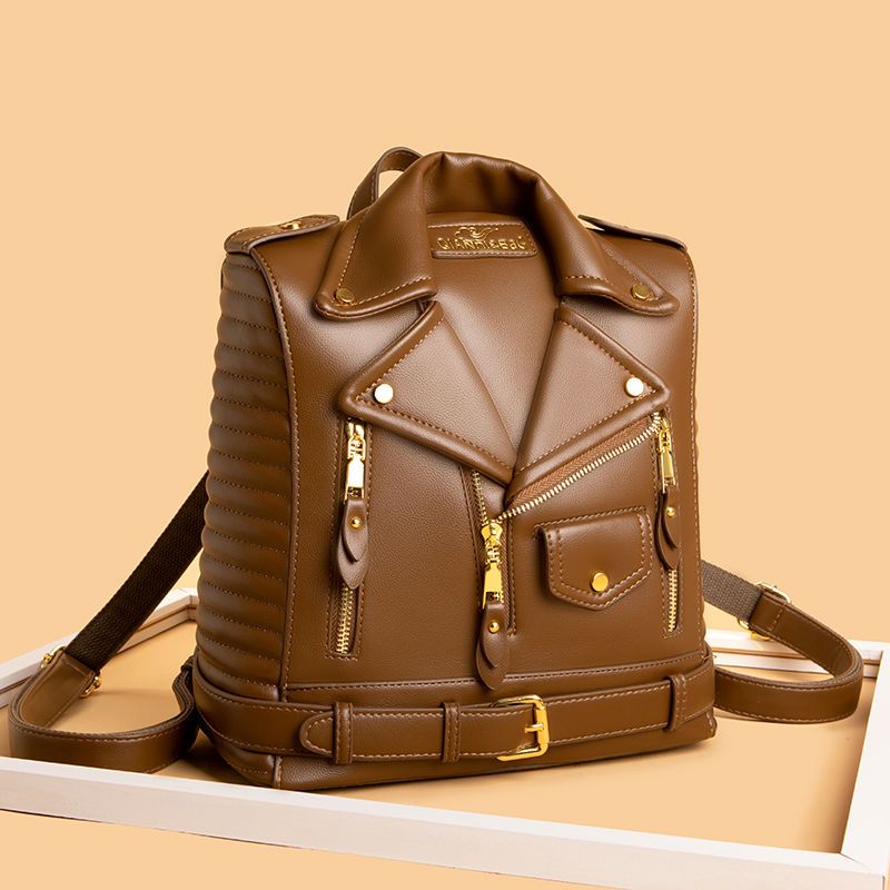 Fashion Backpack Women - Europäische / amerikanische Mode Nieten personalisierte